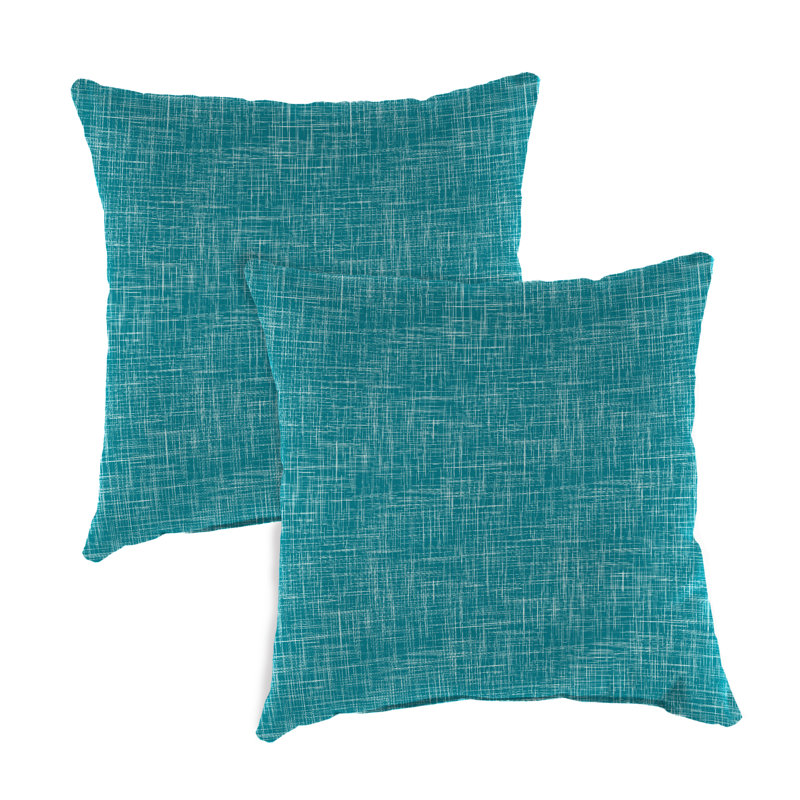 Sunbrella Outdoor Throw Pillow, Sketch Opal