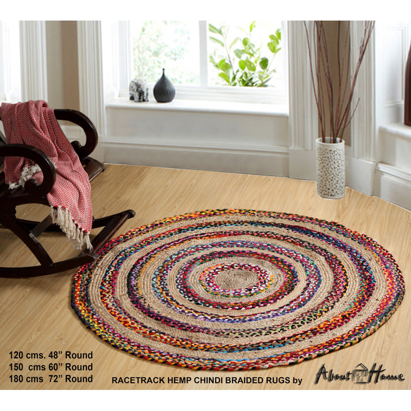 Dorian Round Hand Woven Area Rug, Round 180cm