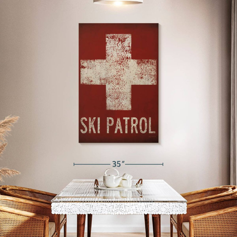Sireci Ski Patrol, 48" H x 32" W