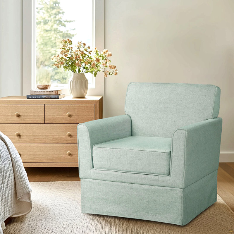Fauteuil décoratif vert menthe