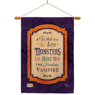 Ensemble de drapeaux en polyester 40 x 28 po Wicked and Handsome