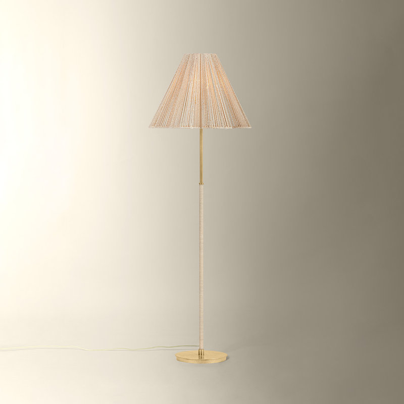 Sonoma Floor Lamp, Vintage Gold Leaf
