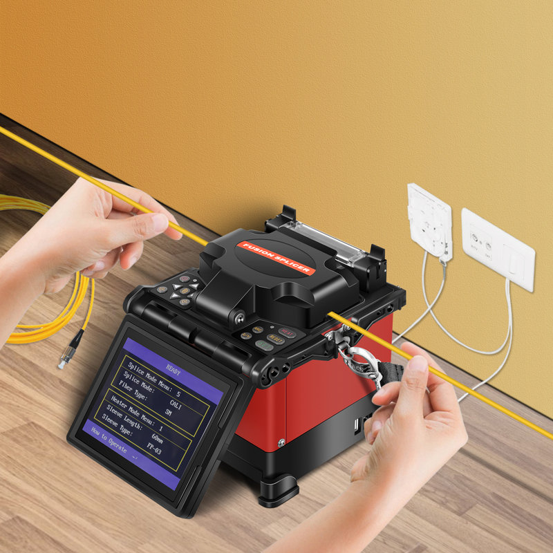 Épissure de fusion de fibre, épissure de fusion de fibre optique à mise au point automatique, machine d'épissure de fusion