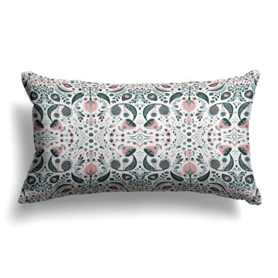 Flowering Meadows  Rectangular Throw Pillow