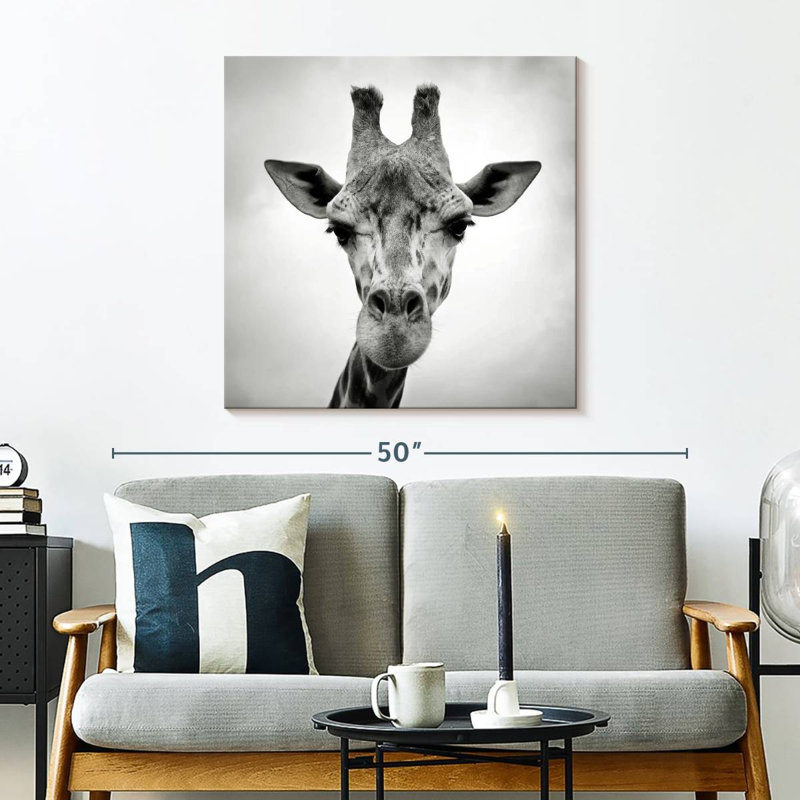 Crowle Giraffe BW, H 30 po x l 30 po