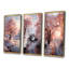 «Winter Landscape Frozen Sunlight», 3 pièces sur toile-1407419575-1407419529