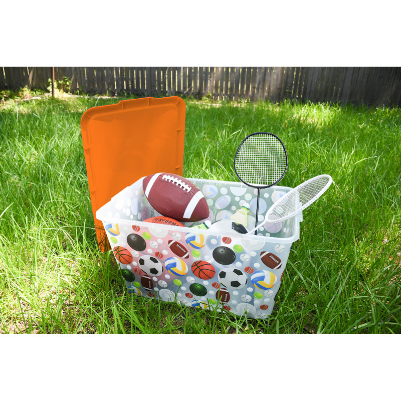 58 pte Ensemble de bacs de rangement en plastique