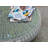 Round Outdoor Wicker Coffee Table with Tempered Glass Top - 34" Diameter-649644531