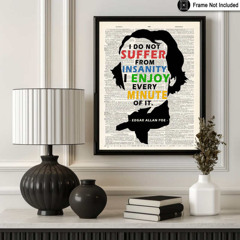 Je ne souffre pas de folie, Unframed, Affiche, H 11 po x l 14 po