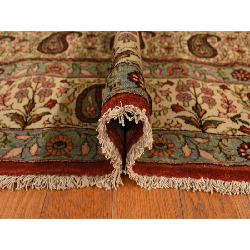 Tapis en laine noué à la main 7 pi 7 po x 10 pi 10 po