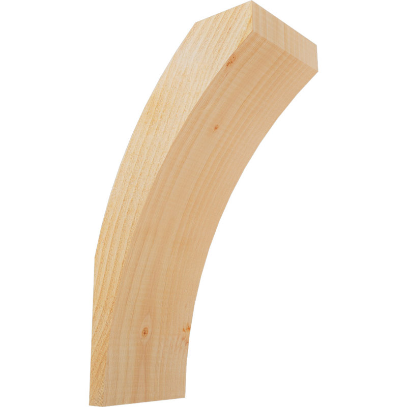 Genouillère Thorton, Sapin Douglas de 6 po (sciage brut), 10 po X P 18 po H