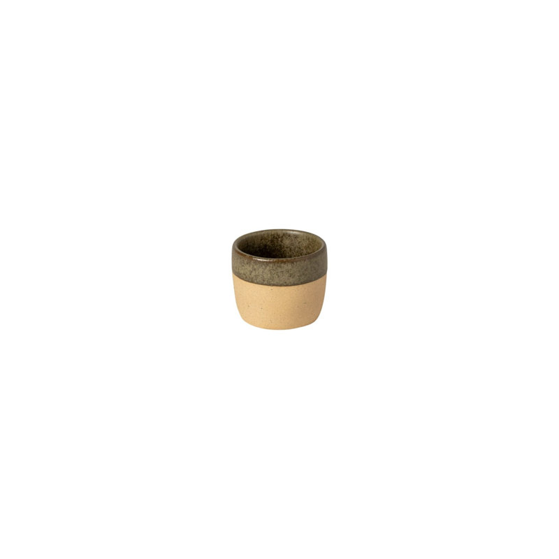 Tasse à espresso en grès Arenito, Vert foncé