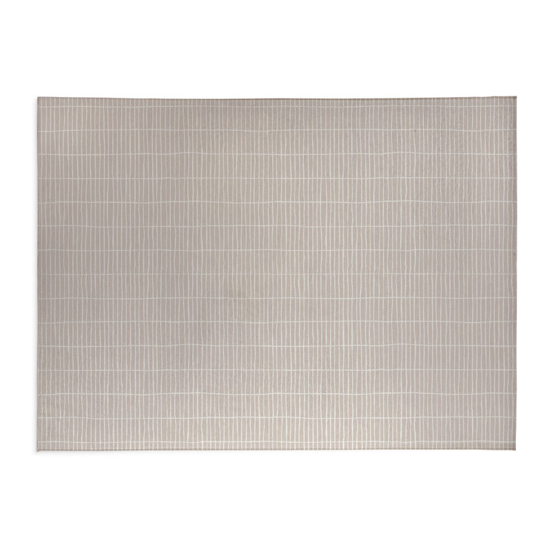 Tapis de cuisine antidérapant léger Snow Fence, Rectangle 4pi x 6 pi, Taupe