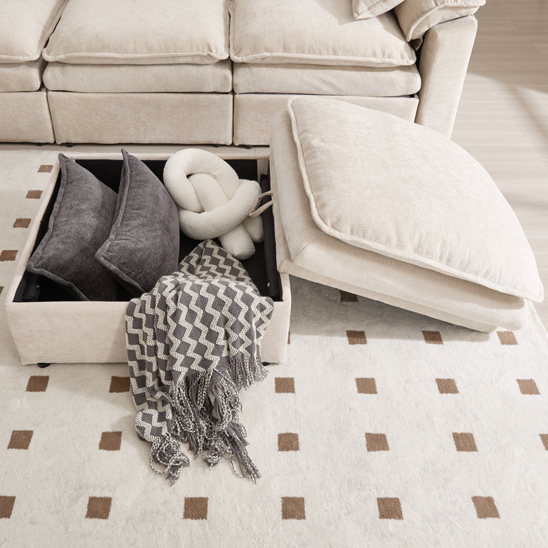 Canapé modulaire 6061 beige B3, Beige