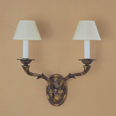 Lampe murale bougie 2 lumières Zamora