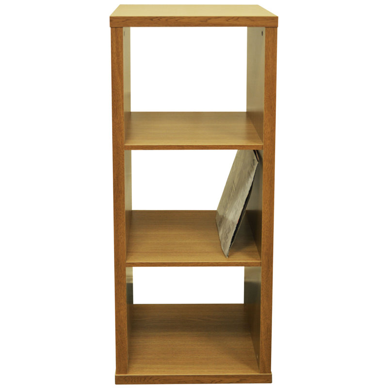 Multimedia Storage Rack, Oak Effect