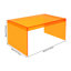 Table basse en acrylique 31,5 po Modern-237203689