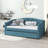 Alisha Twin Size Upholstered Daybed with Trundle-1173242569