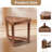 Shower Foot Rest 14In, Acacia Wood Shower Stool For Shaving Legs, Waterproof Corner Shower Stool With Storage Shelf For Inside Small Shower Spaces, Wood Color