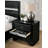 Black 1Pc Nightstand
