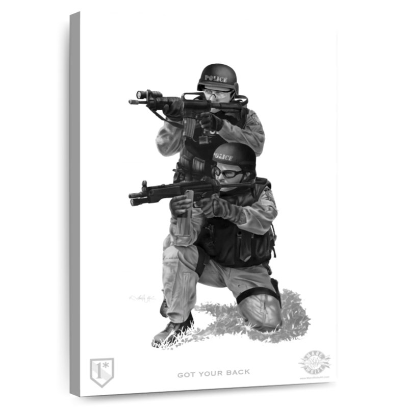 Got Your Back, 12" H x 8" W