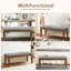 Polyester Upholstered Bench-255425516