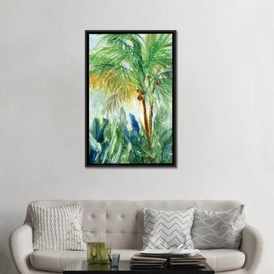 «Vintage Palm I», reproduction sur toile