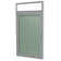 Ghent Enclosed Cabinet Vinyl Small - 2' - 4' Bulletin Board
