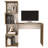 Writing Desk with Geometric Bookcase