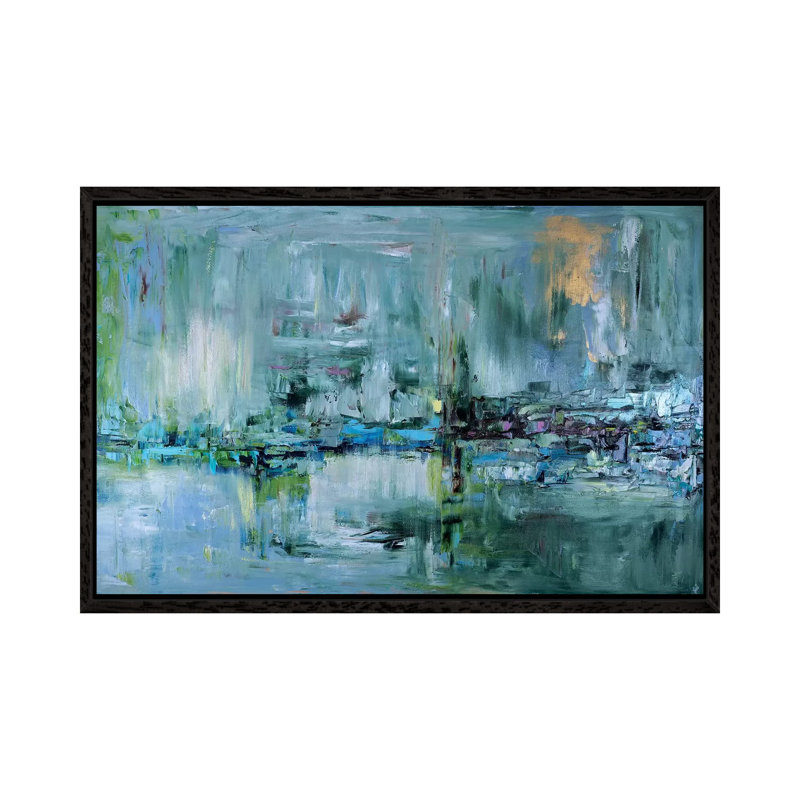 Awakening by Shalimar Legaspi - Painting on Canvas, Black Framed, 101.6 cm H x 66.04 cm W