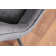 Alezzo Modern High Gloss Extendable Dining Table Set with 6 Luxury Velvet Dining Chairs