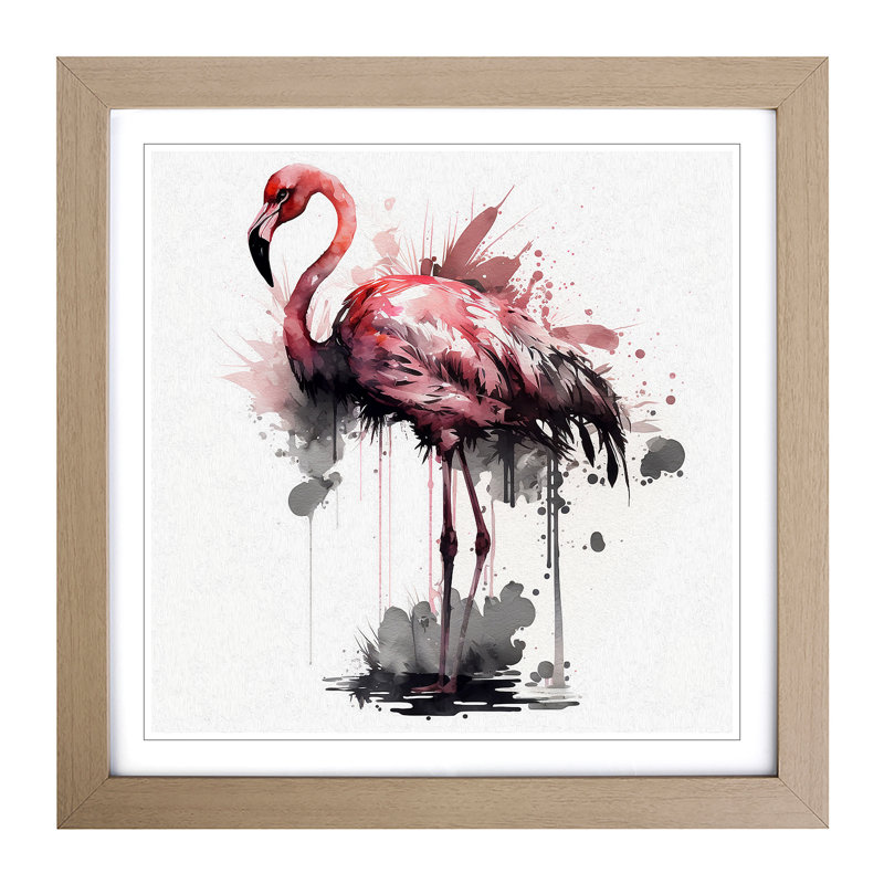 Single Picture Frame Print on Wood, Oak