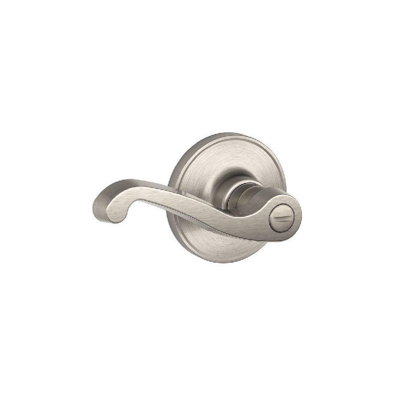 LaSalle Lever Keyed Entry Lock, Satin Nickel, Privacy, Left