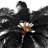 28"H Branch and Black Ostrich Feather Table Lamp-1025411290