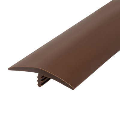Moulure en T en plastique de 1,625 po d'épaisseur x 1,625 po de largeur x 3 000 po de longueur