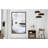 60"X40" Oversized Modern Rectangle Bathroom Mirror With Balck Frame Decorative Large Wall Mirrors For Bathroom Living Room Bedroom Vertical Or Horizontal Wall Mounted Mirror With Aluminum Frame