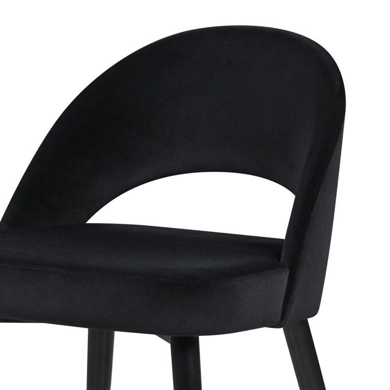 Chaise d'appoint Tunya, Noir