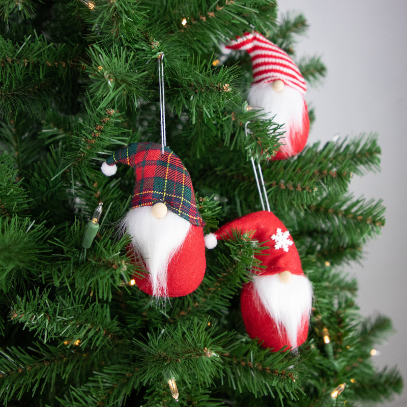 Personnages de Noël gnomes en peluche