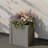 Sturdy Steel Planters, Compact Modern Design For Balcony & Patio