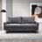 Arbella 70" Upholstered Square Arm Sofa-1179921897
