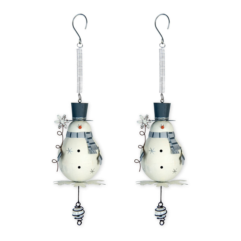Ornement figurine suspendue bonhomme de neige frosty