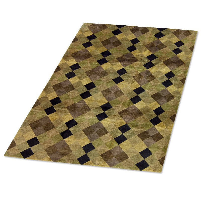 Argyle Wool Geometric Area Rug, Rectangle 9' x 12'