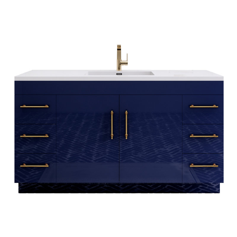 Meuble-lavabo simple 60 po