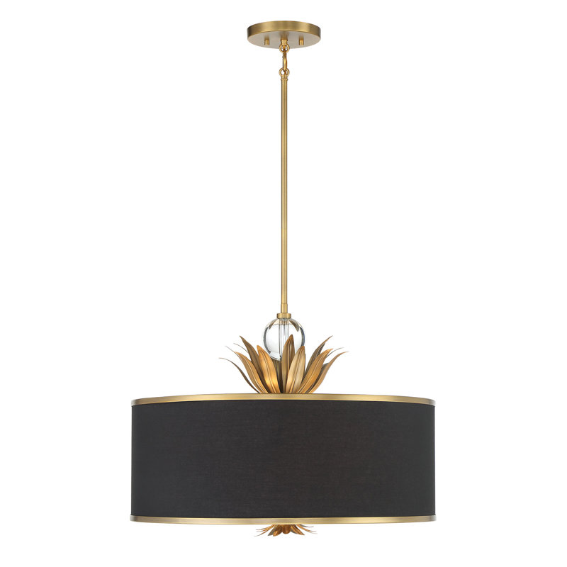 Denika 4 - Light Dimmable Drum Chandelier