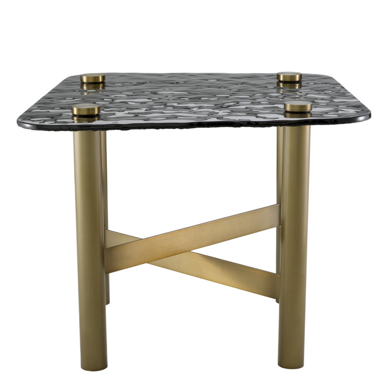 Cortes Glass End Table