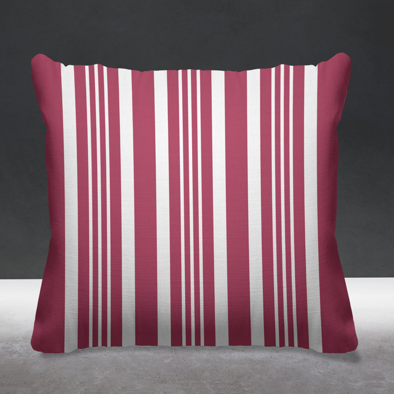 Housse et insert de coussin carré d'extérieur Healthcliff, 19 po x l 19 po, Magenta
