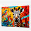 Pop Art, zèbre de la faune - Art mural acrylique Pop Art moderne-1342811320