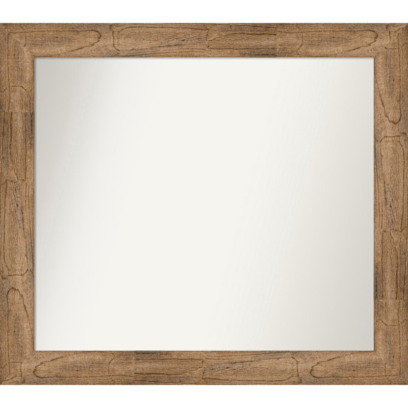 Timmy Solid Wood Wall Mirror, 31.5" x 35.5", Rectangle