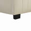 Lit plateforme tapissier en velours avec lit gigogne-141252998