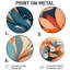 Ferms Dream Botanicals Pastel Fragments II - Art mural rond abstrait en botanique-2022030802